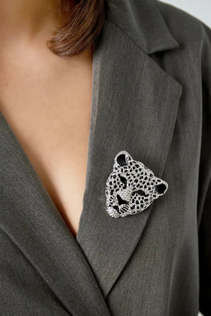 Leopard broche