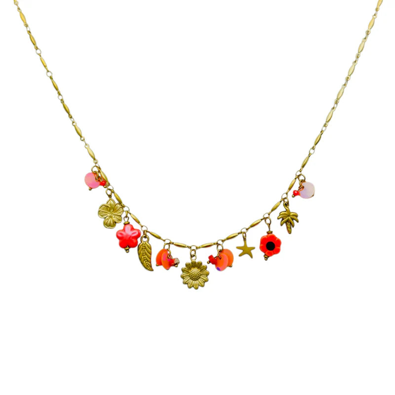 Sunset Necklace Orange
