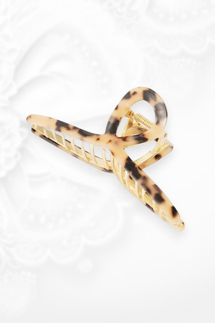 Hair clip curl marble