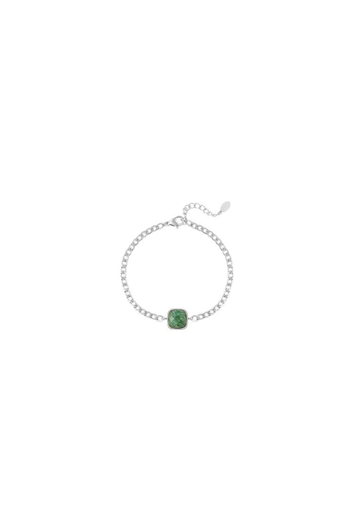 Armband met steen simpel