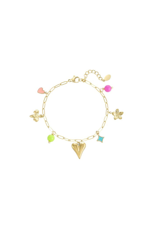 Bedelarmband color splash