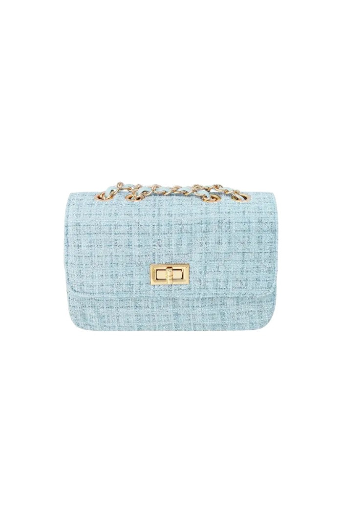 Bag with stitching and gold detail - Orange