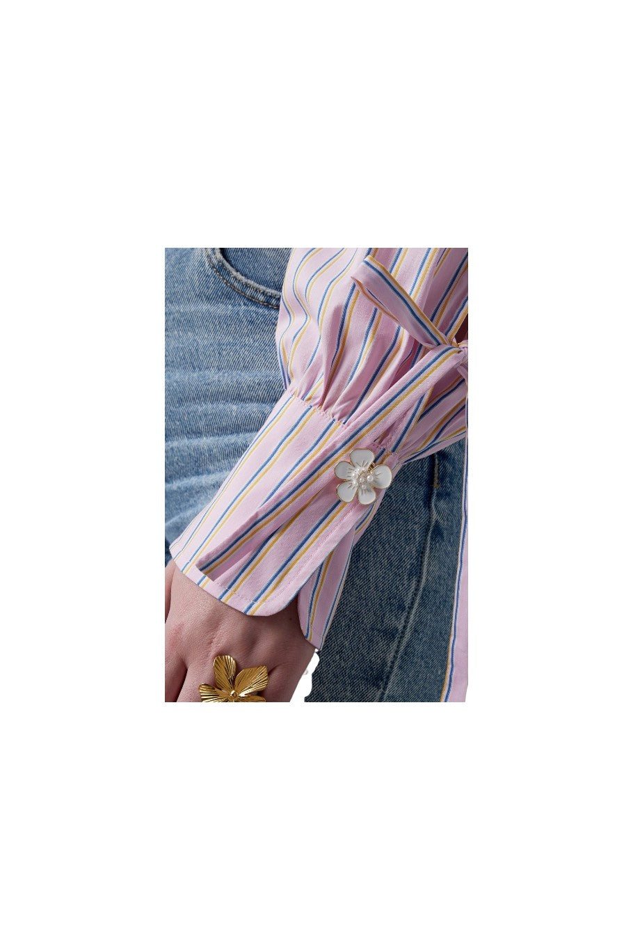 Floral finesse manchetknoop