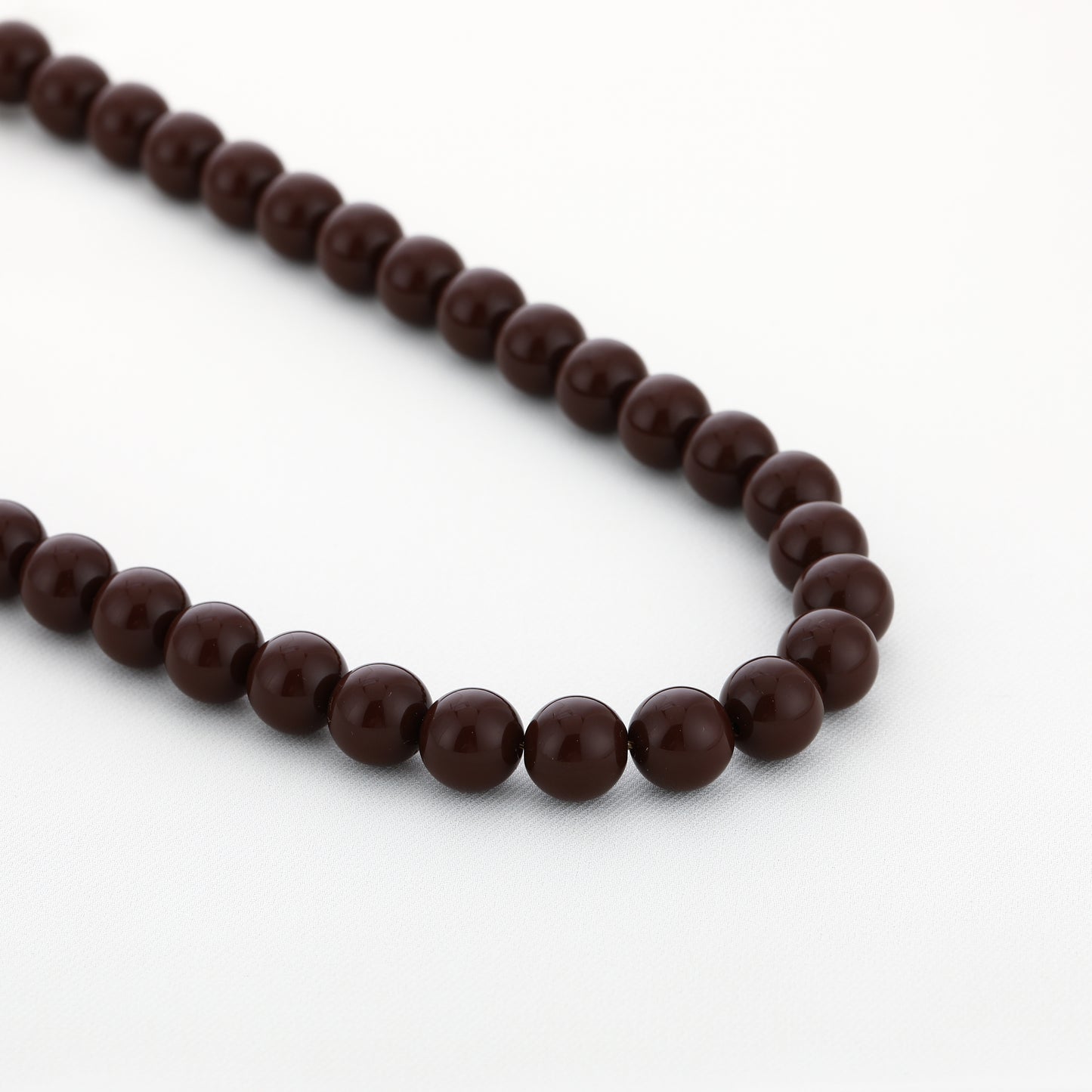 Kralenketting donkerbruin
