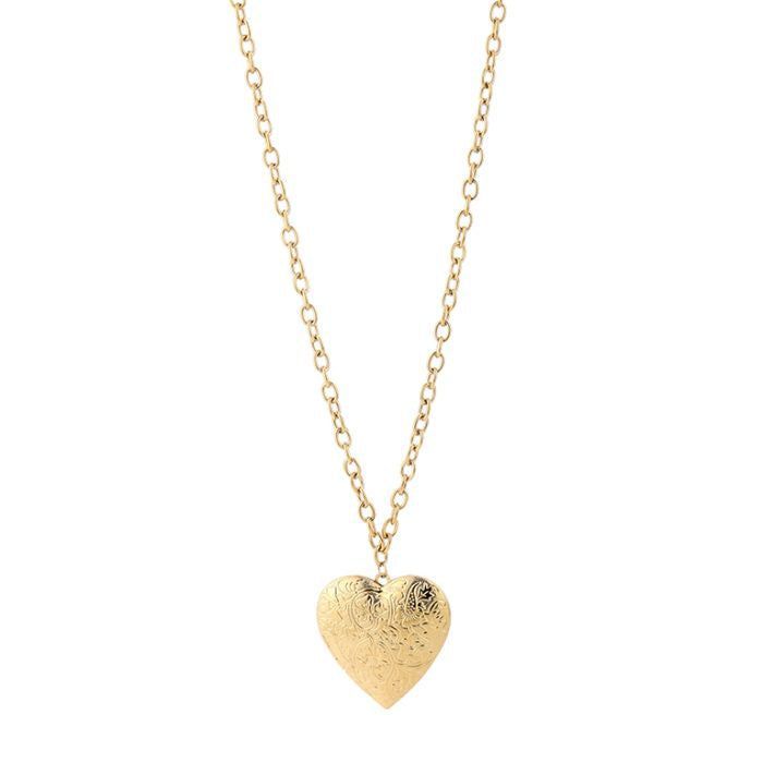Sealed heart medallion