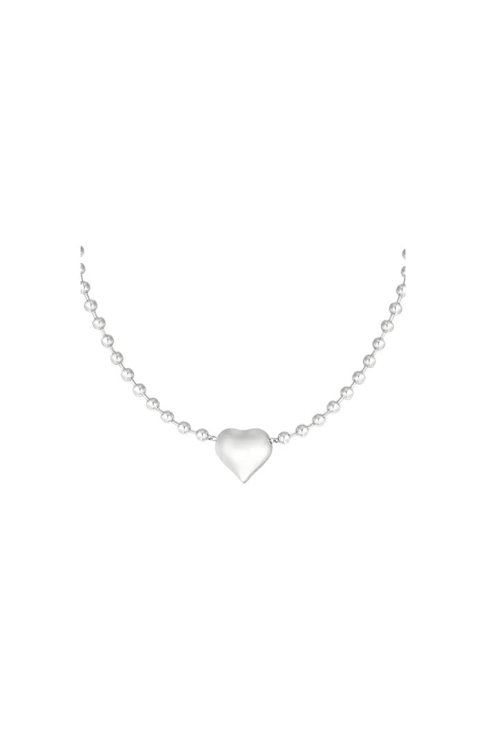 Ketting big heart - goud