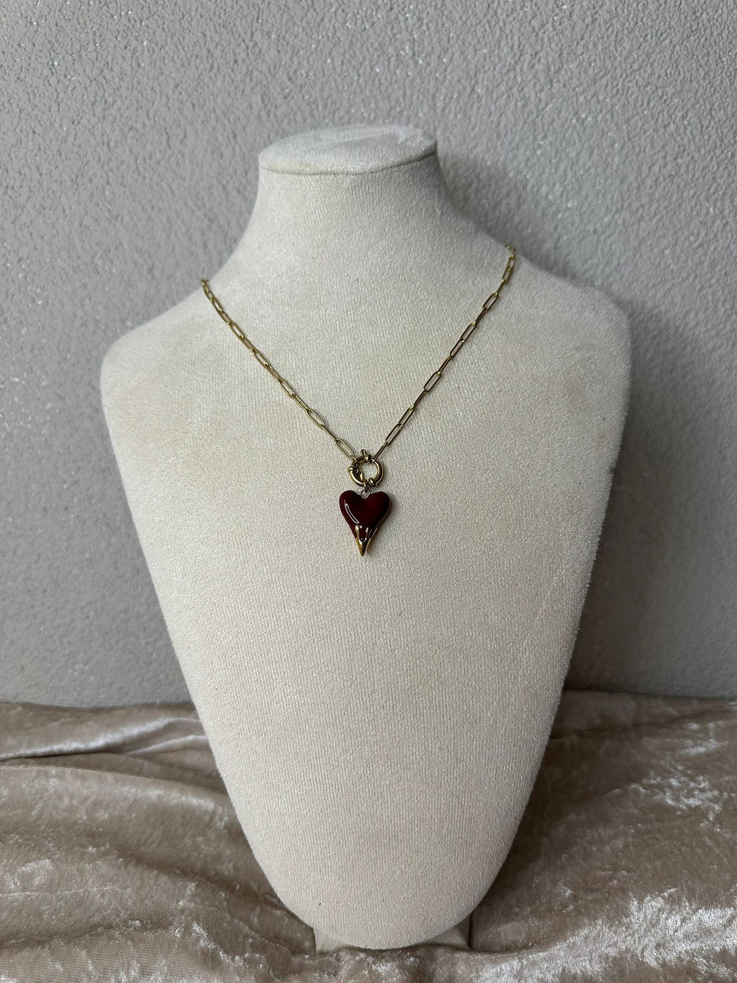 Bedelketting Heart on Fire