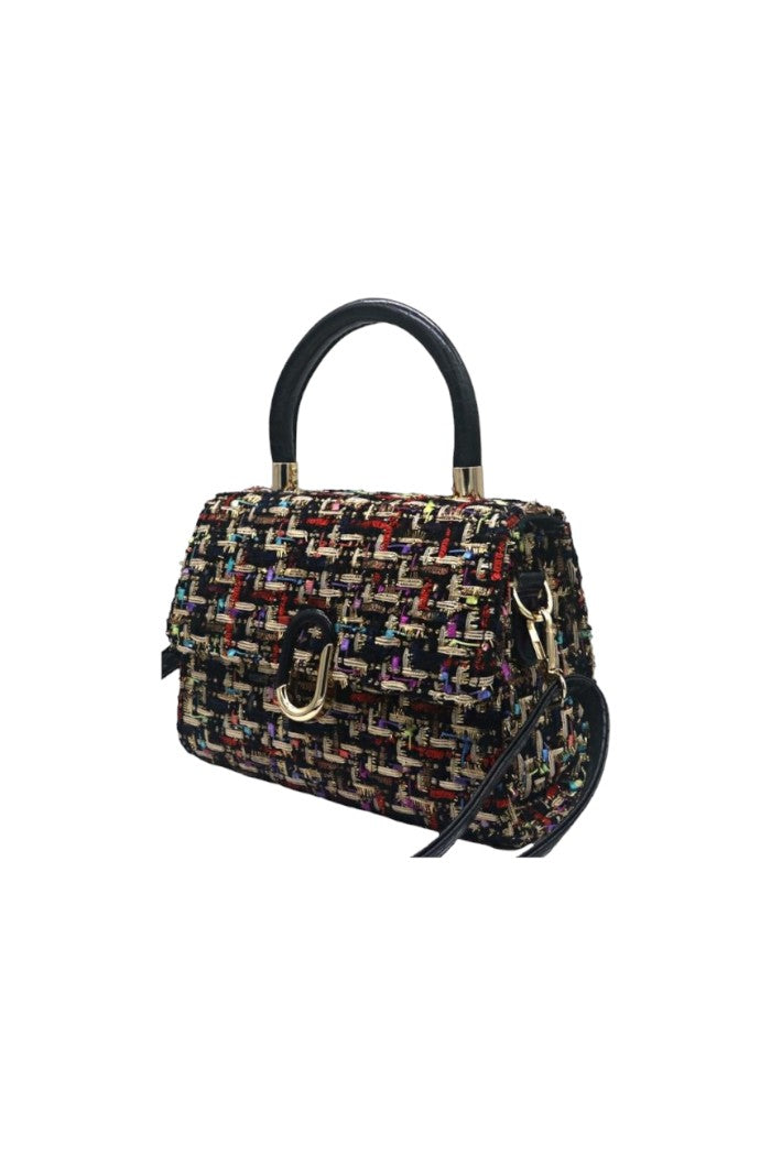 Black multicolor bag