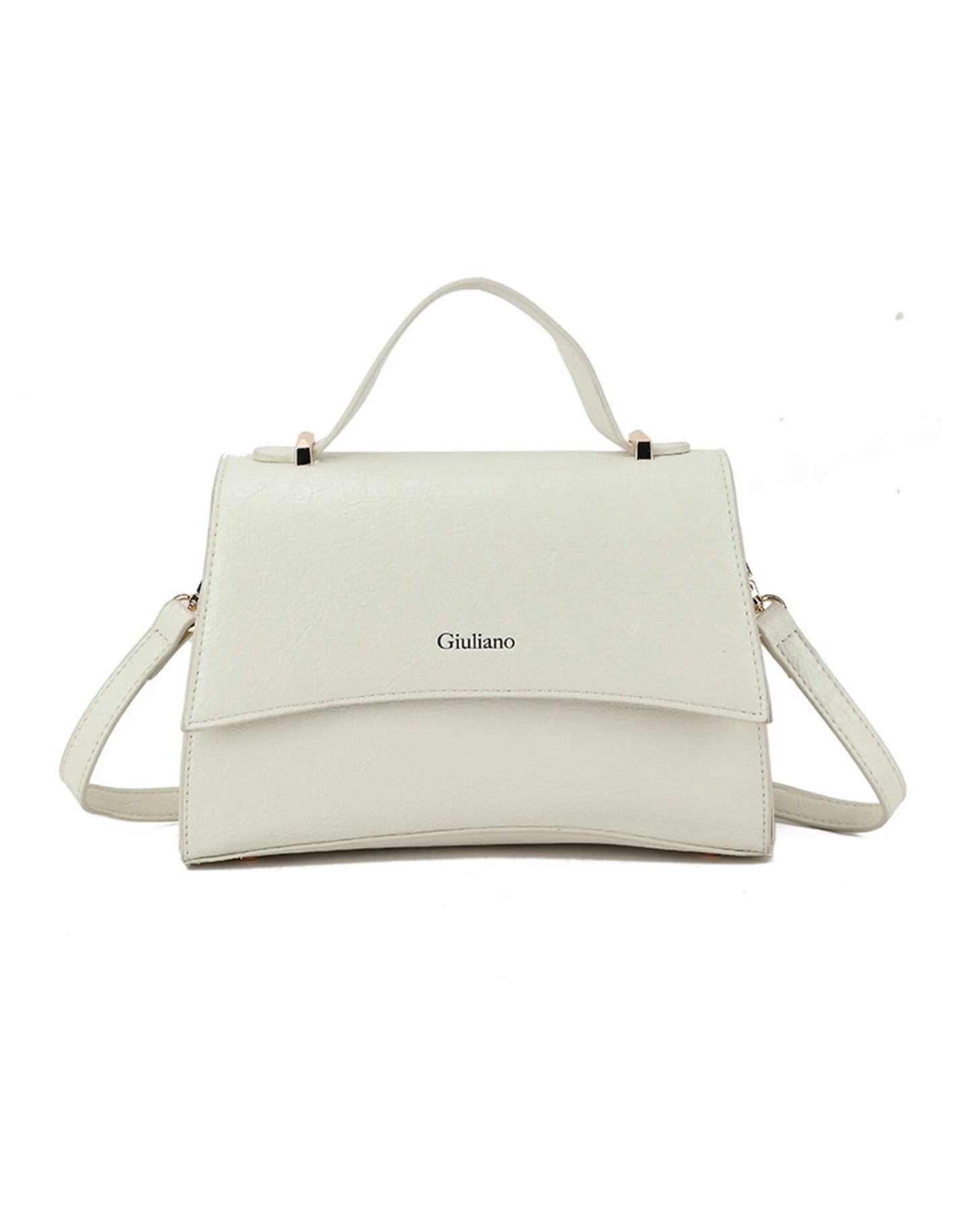 Kunstlederen handtas - Beige