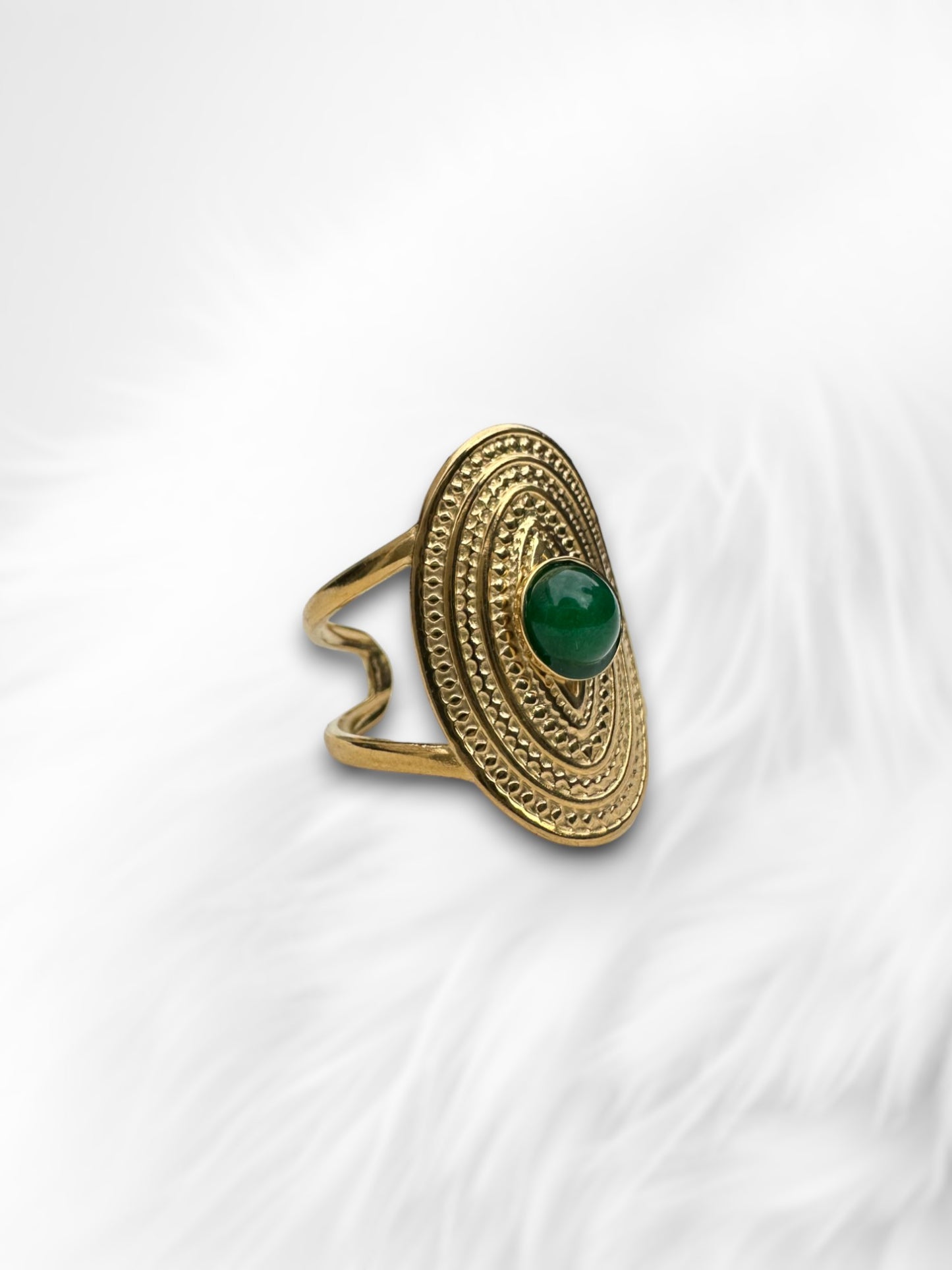 Bohemian Ring Green