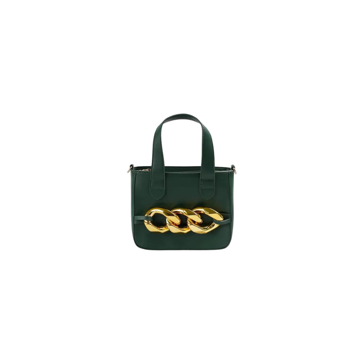 PU Bag with metal chain Blue