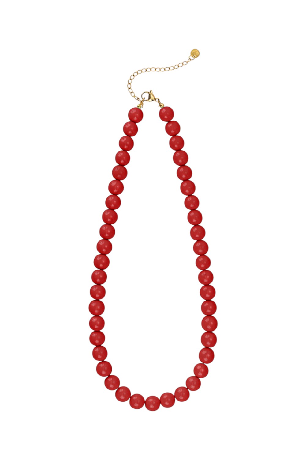 Kralenketting Wijnrood