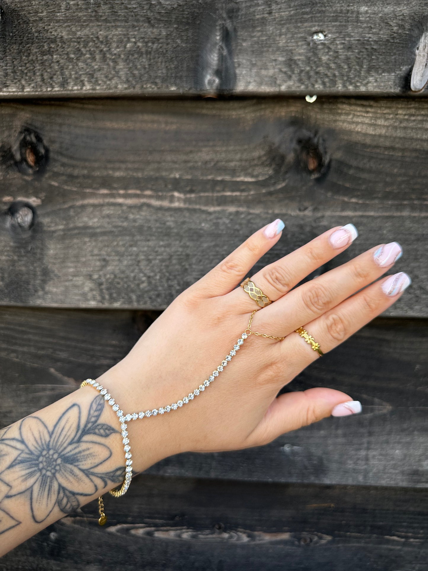 Crystal Bride Handchain