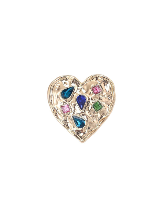 Broche Diament Heart