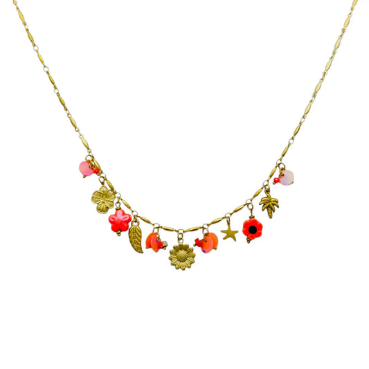 Sunset Necklace Orange