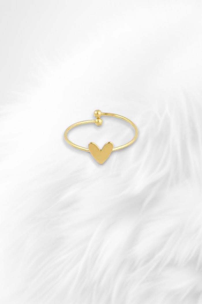 Simple love ring - Gold & Silver
