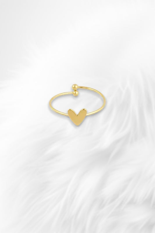 Simple love ring - Gold & Silver