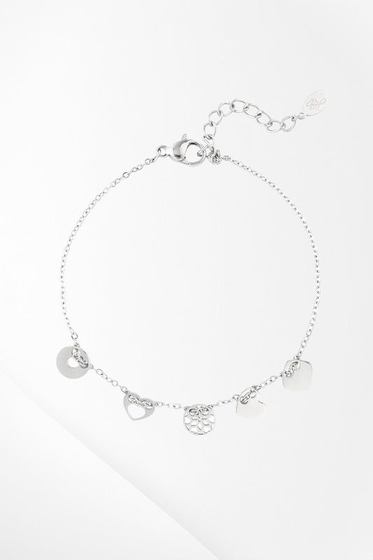 Bracelet with charms - Silver