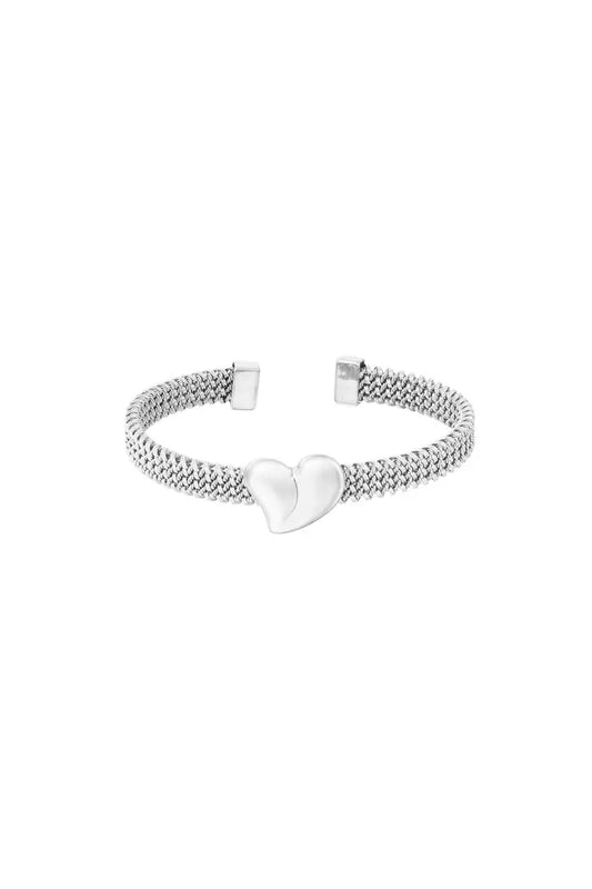 Bangle armband silver