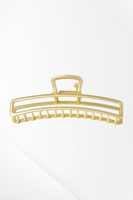 Large metal hairclip Vintage-Gold