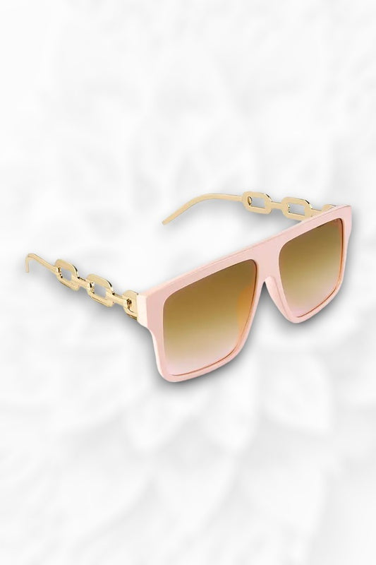Sunglasses leg with link - Pink