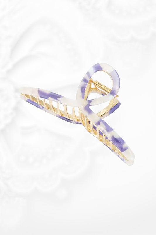 Hair clip curl marble