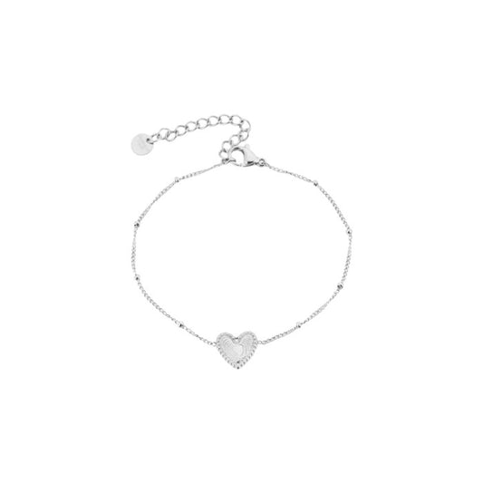 Armband met hartje