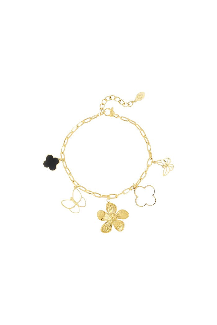 Bedelarmband flower child