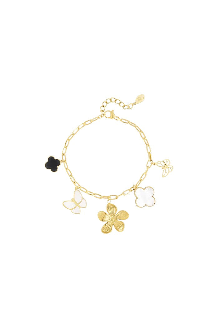 Bedelarmband flower child