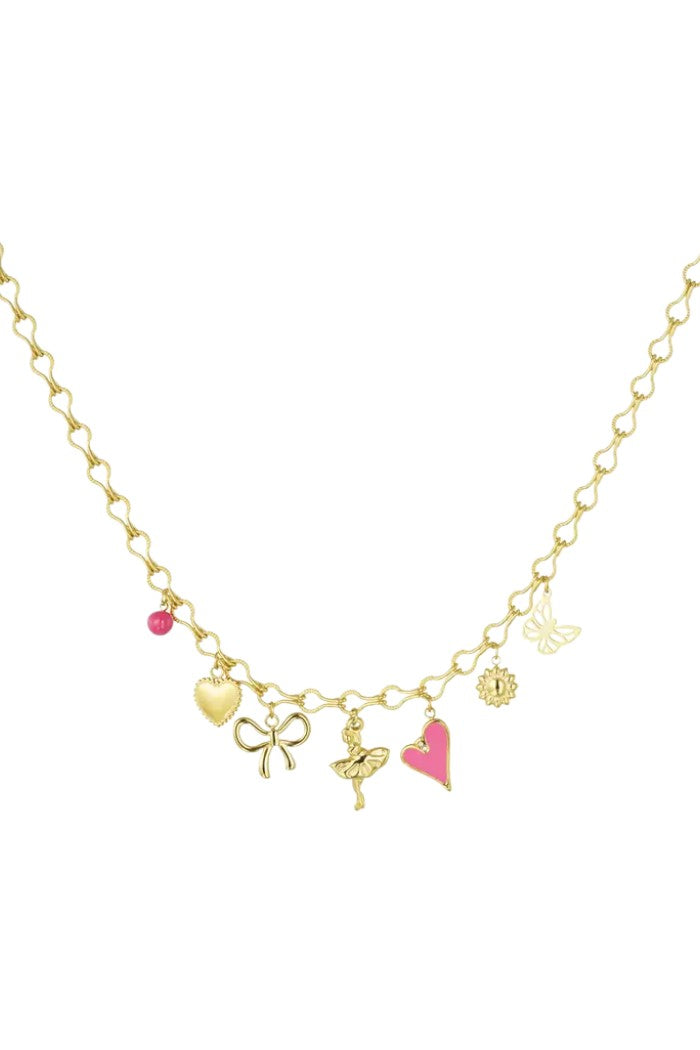 Bedelketting dancing in the sky - goud