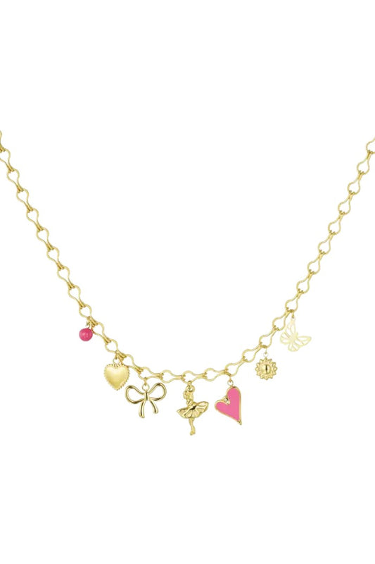 Bedelketting dancing in the sky - goud