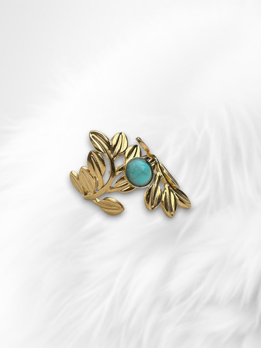 Gold Bohemian Flower Ring