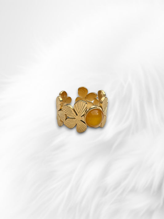 Flower Ring Gold