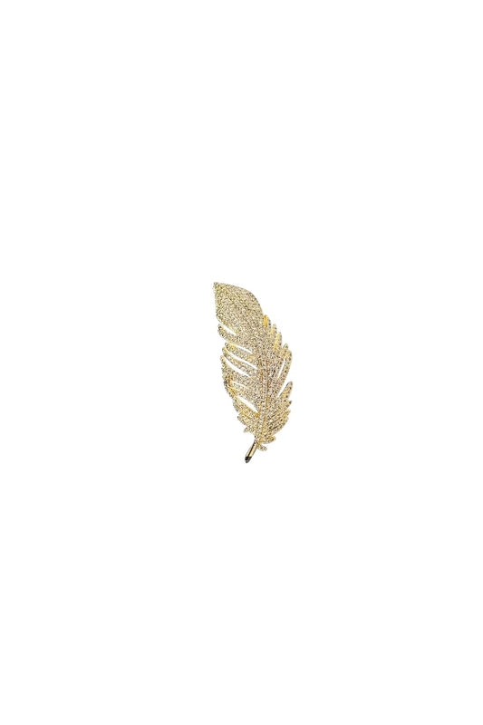 Feather broche
