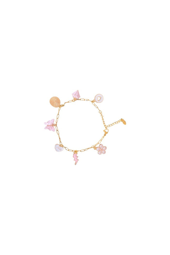 Bedelarmband Happy