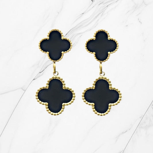 Clover hang oorbellen
