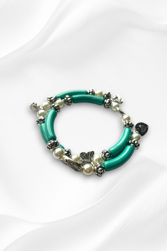 Dubble Elbow Beads Armband