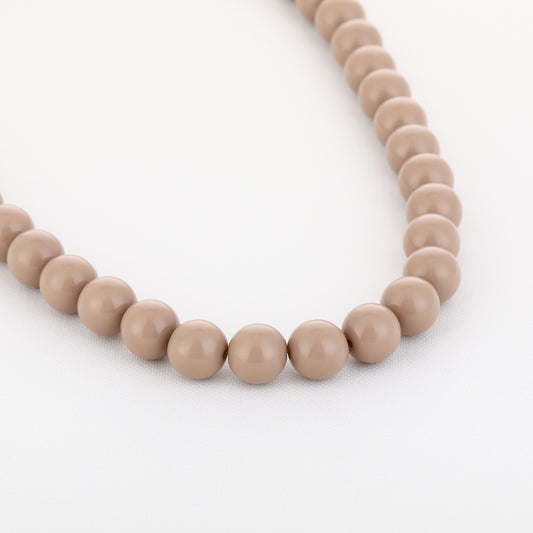 Stralenketting beige
