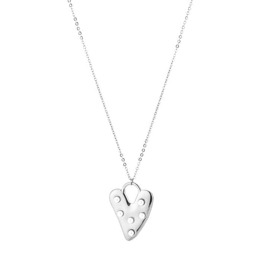 Heart pearl - Zilver