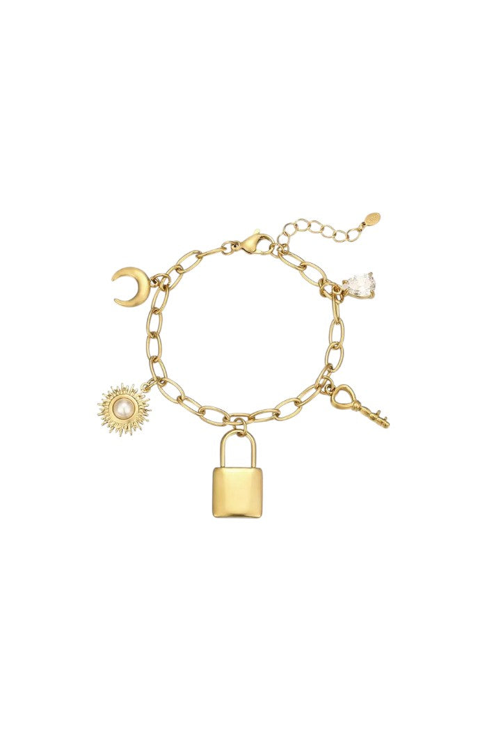 Key to my heart armband