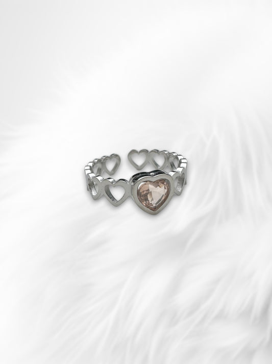 Ring Hearts Champagne