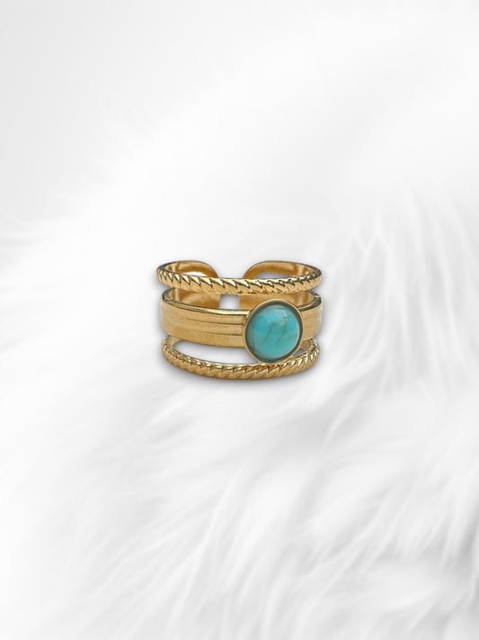 Bohemian Gold Turquoise