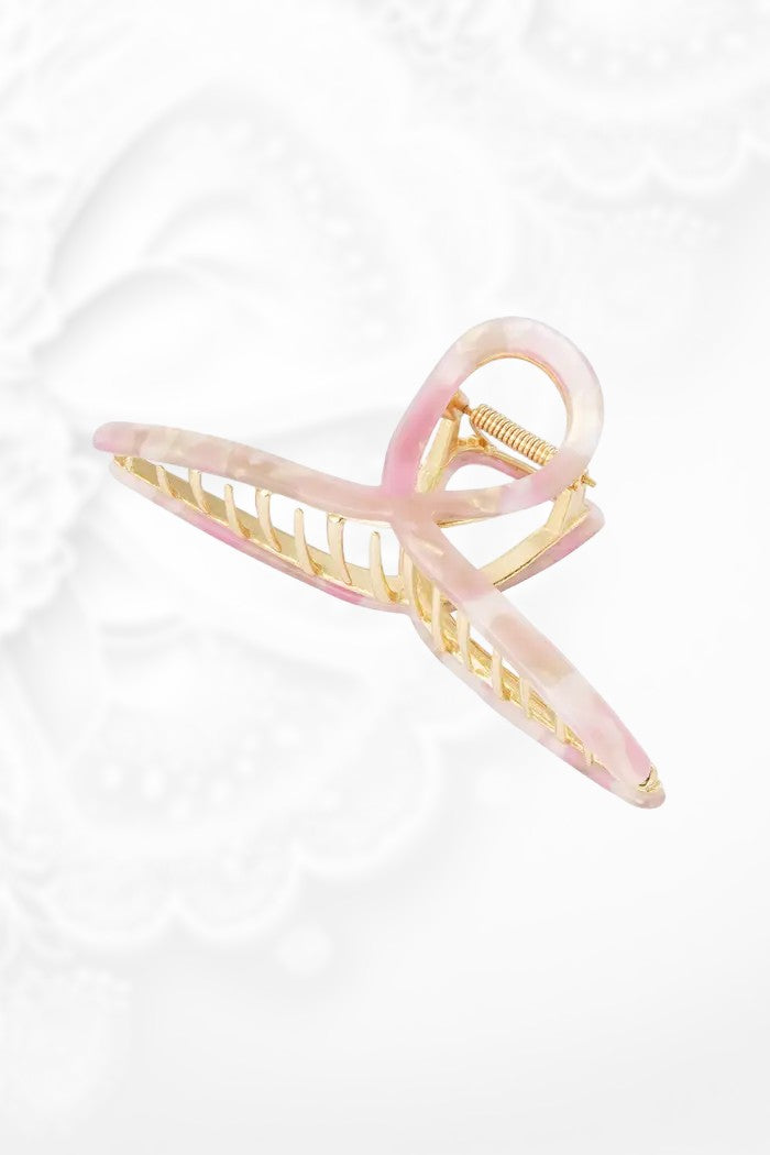 Hair clip curl marble