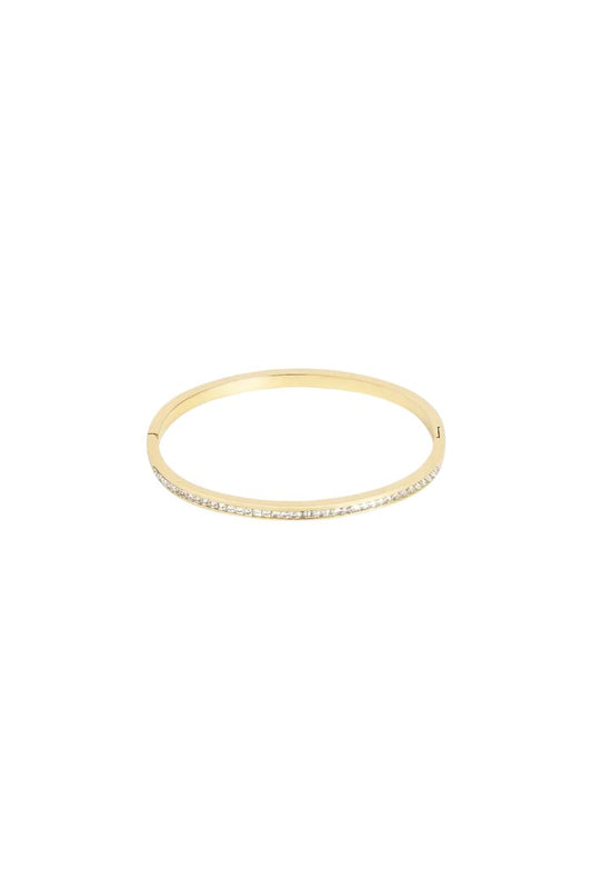 Slavenarmband dunne steentjes