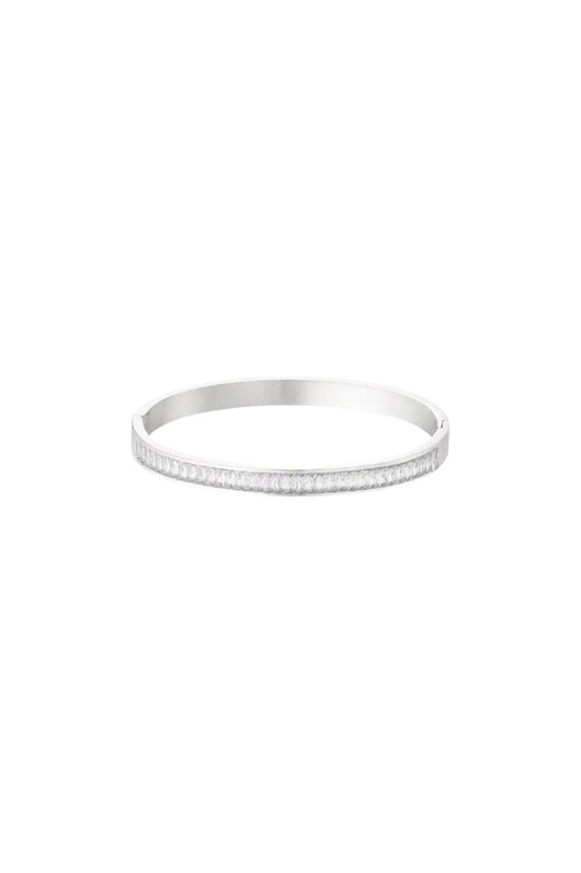 Slavenarmband steentjes in het midden