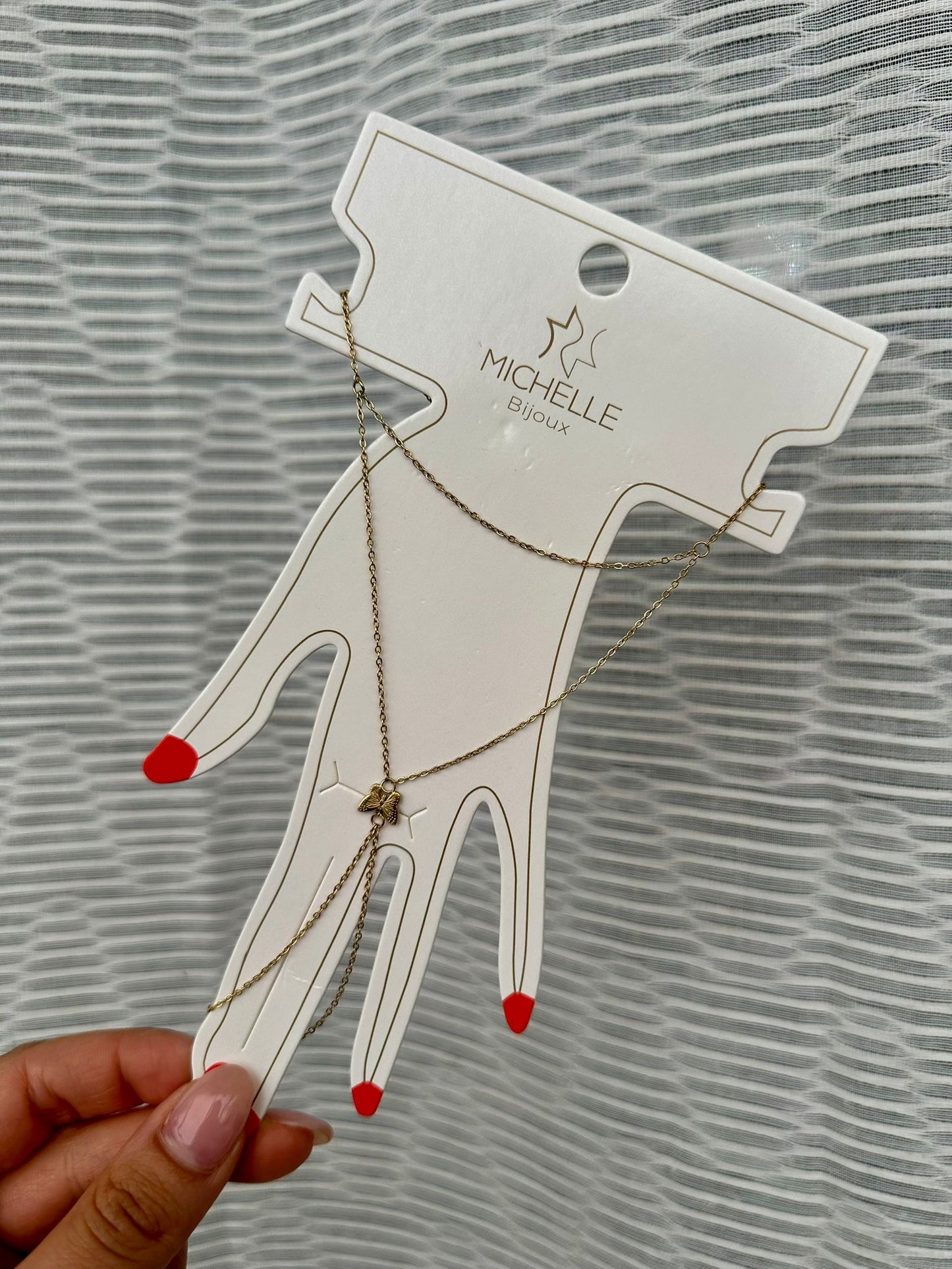 Butterfly hand chain