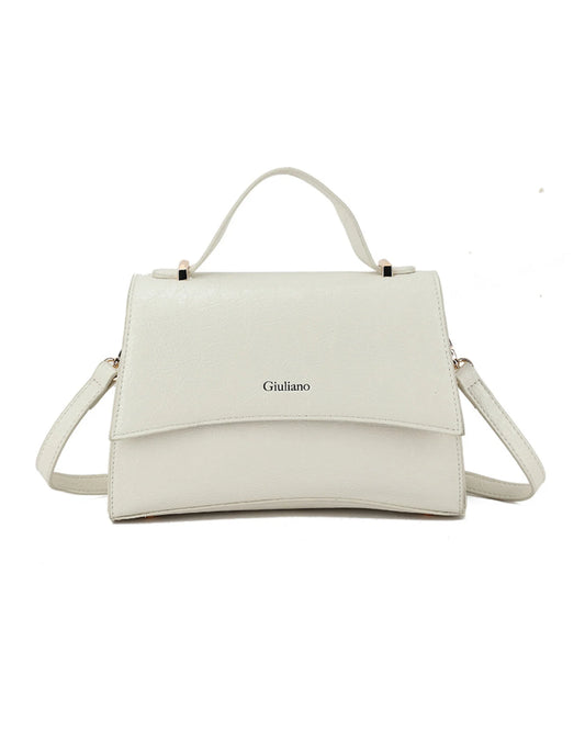 Kunstlederen handtas - Beige