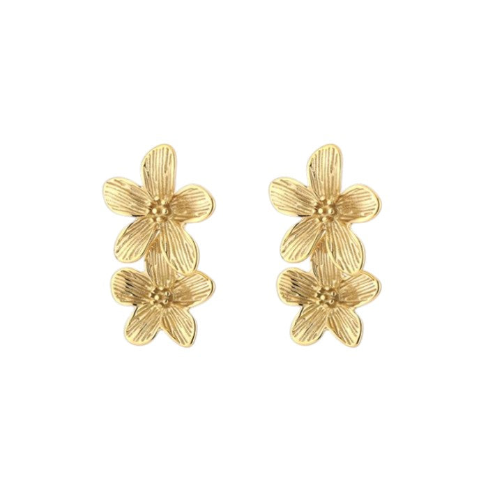 Double Blossom Earrings