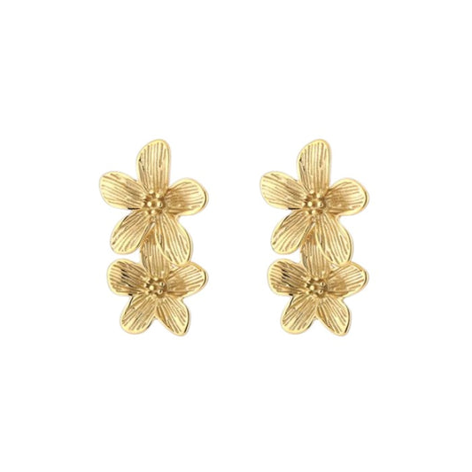 Double Blossom Earrings