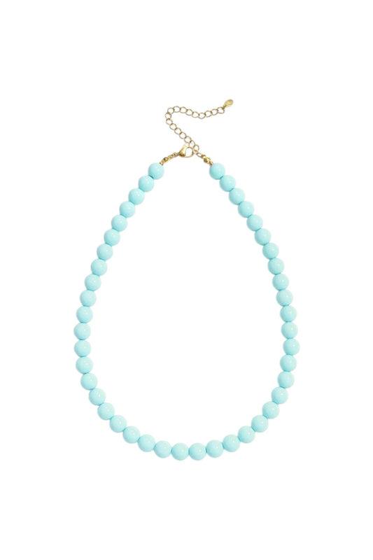 Kralenketting hemelsblauw